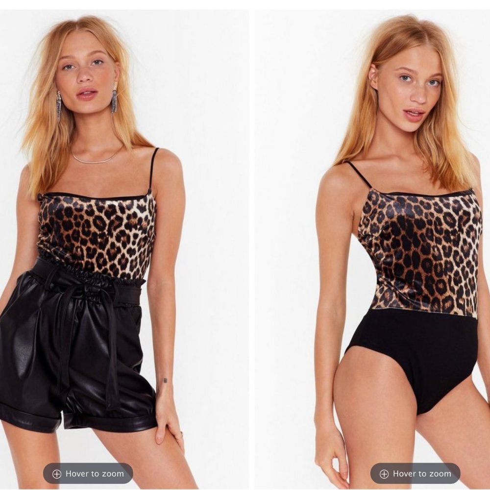 The Fur Flies Leopard Bodysuit
